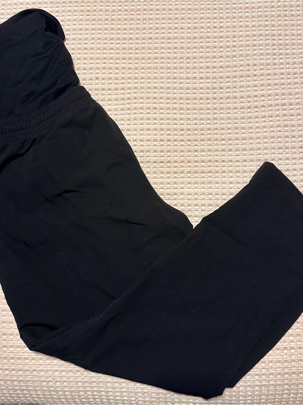 Figs maternity Black Women's Joggers with Elastic Waist